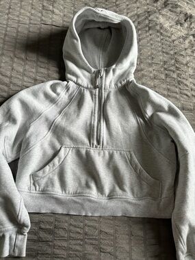 Lululemon Scuba Half Zip Hoodie Gray - XS/S